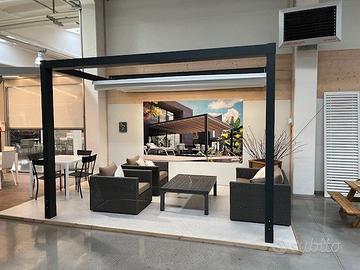 Pergola con tenda motorizzata Phoenix Pratic