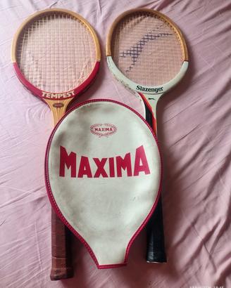 2 Racchette da Tennis Vintage - Tempest & Slazenge