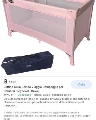 Lettino da campeggio