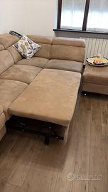 Divano letto 4 posti piu chaise longue