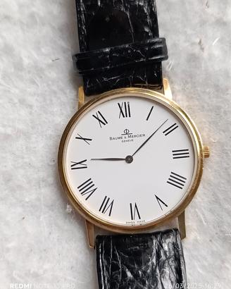 Orologio oro Baume&Mercier