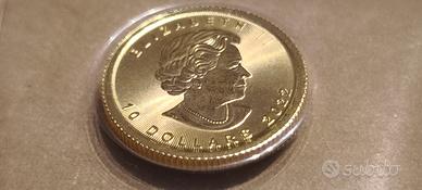 10 dollari Canadesi ORO - 2022