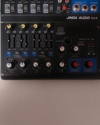 mixer e cassa con mix