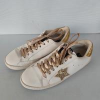 Scarpe ZhUOCaiZi Super Star White Gold Glitter 39