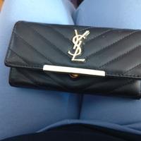 portafoglio donna grande YSL