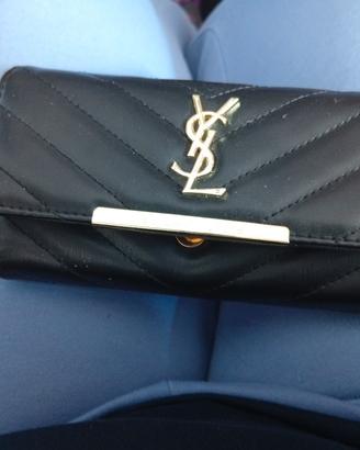 portafoglio donna grande YSL