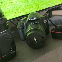 Canon EOS 1300D+Canon EF 75-300mm+obiettivo 18-55m