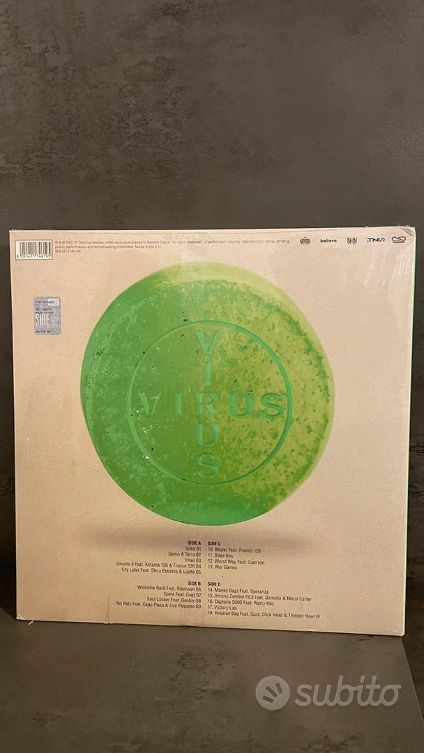 Virus autografato da Noyz Narcos (Marble Coloured Vinyl)