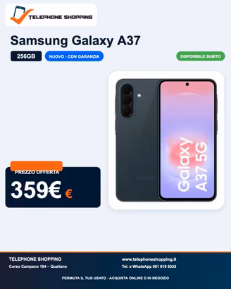 Samsung Galaxy A37 8/256GB Nuovo