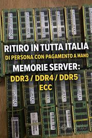 MEMORIE SERVER DDR3 / DDR4 / DDR5