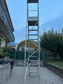 Scala  trabattello  alluninio