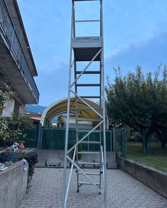 Scala  trabattello  alluninio