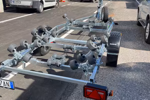 Carrello Rimorchio Barca Gommone 1500 kg