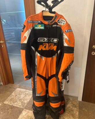 Tuta Moto in Pelle KTM x AXO - Da Collezione