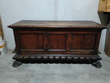 Cassapanca antica in legno