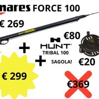 MARES FORCE 100 | HUNT TRIBAL 100 + sagola