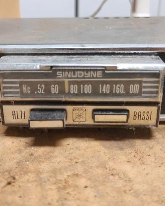Autoradio Sinudyne d'epoca 