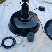 coppia lampade industriali anni 60 