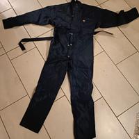 Tuta anti pioggia per moto blu scuro Nava