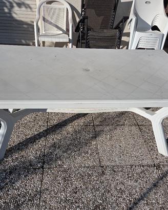 Tavolo massiccio x giardino