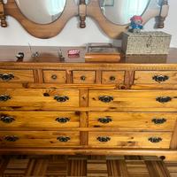 Camera da letto armadio, letto, como’ , comodini