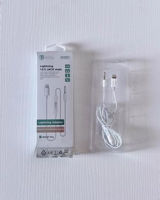 Cavo Aux Lightning a Jack 3.5mm per Iphone