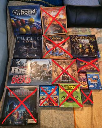 Giochi da Tavolo Nuovi di vario genere!