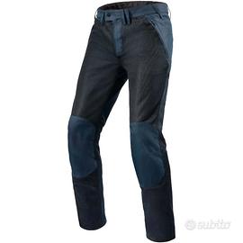 Pantaloni moto estivi REVIT traforati BLU Tg. M