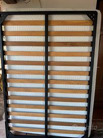 Rete ikea con materasso una piazza e mezzo