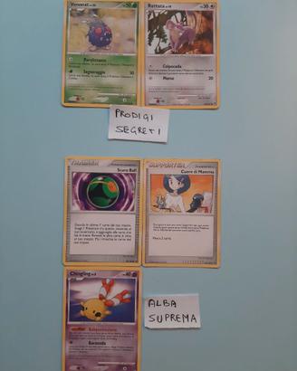 Lotto carte Pokemon vintage anno 2008