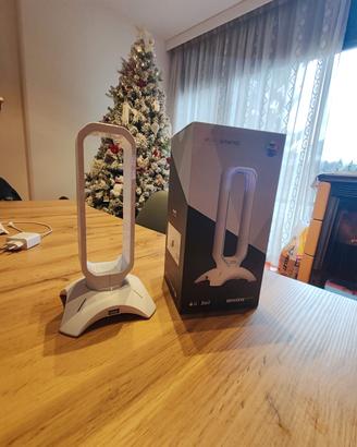 Supporto per cuffie Gaming, 2x USB 2.0 bianco