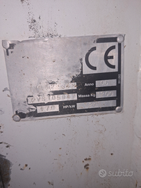 Aratro bivomere ERMO entrosolco kg 1200