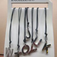 Morellato ciondolo con lettera iniziale, acciaio e