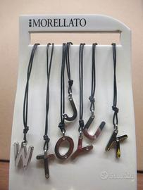 Morellato ciondolo con lettera iniziale, acciaio e