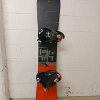 tavola da snowboard +attacchi Nidecker Icon 159 cm