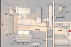 Monolocale arredato vicino al centro di Varese