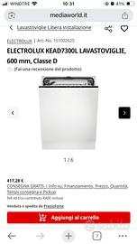 Lavastoviglie Electrolux KEAD7300L nuova imballata