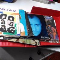 17 dischi 45 giri con copertine e custodia anni 70