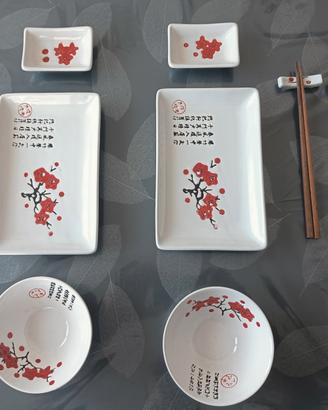 Set stoviglie orientale 