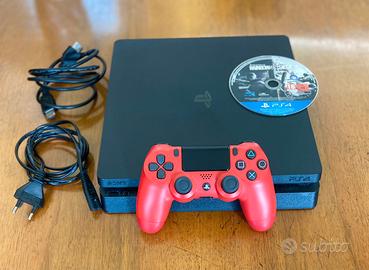 PS4 slim con gioco, perfetta