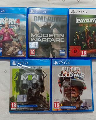 giochi originali per Playstation PS4/5