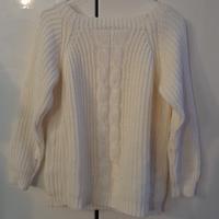 Maglione bianco donna