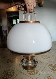 Lampadario doppia luce