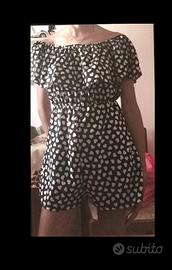 tutina donna a pantaloncino 