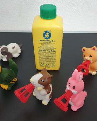 Animali per fare le bolle di sapone