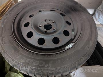 cerchi in ferro 15" pneumatici invernali AlfaRomeo