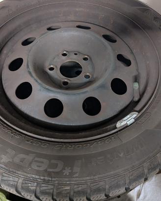 cerchi in ferro 15" pneumatici invernali AlfaRomeo