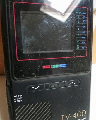 Casio TV-400 portable colour telly LCD screen