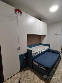 soggiorno, cameretta e camera da letto 