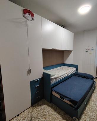 soggiorno, cameretta e camera da letto 